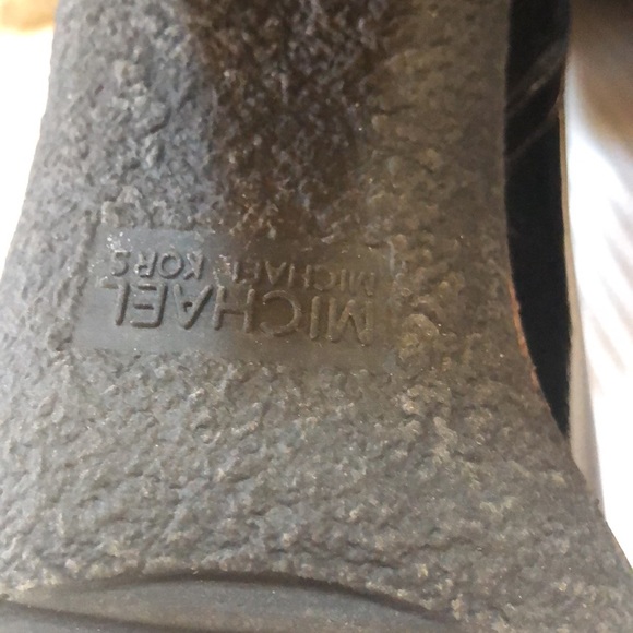 Michael Kors knee Boots black patent faux fur - Picture 12 of 15